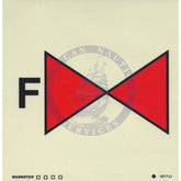 Marine Fire Sign, IMO Fire Control Symbol: Foam Valve